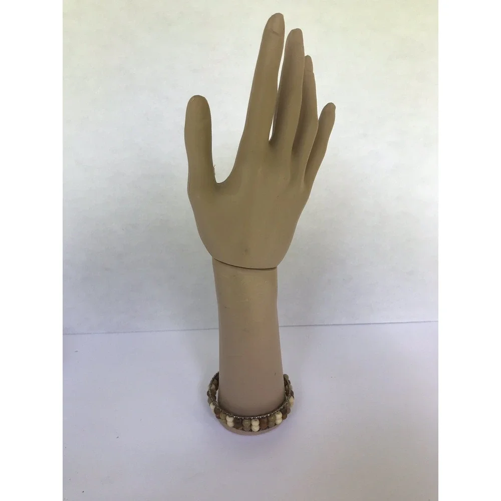 Bracelet smaller wrist bangle bracelet brown beige‎ beads beach look